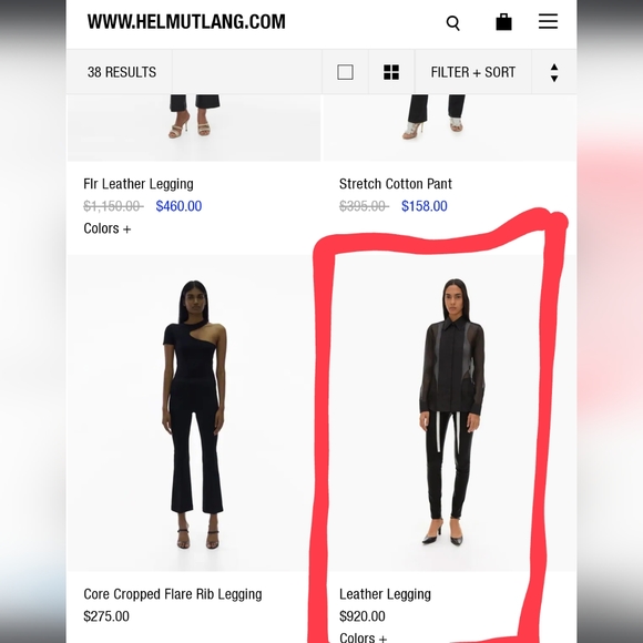 Helmut Lang leather leggings - Picture 12 of 12